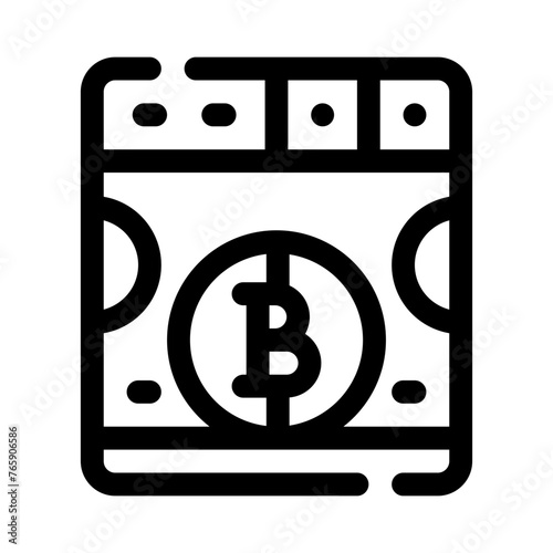 money laundering line icon