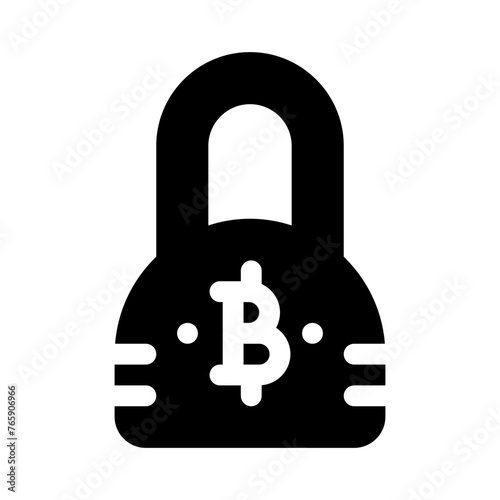 bitcoin glyph icon