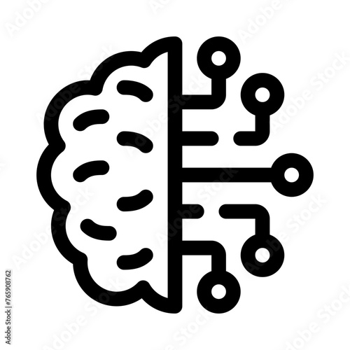 brain line icon