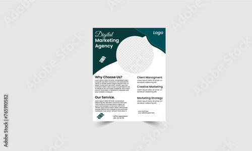 Creative Business Flayer Layout, Business social media design corporate flayer, Magazine, brochure, cover layout design print template.
