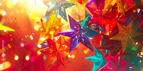 Abstract background mexican party decorations