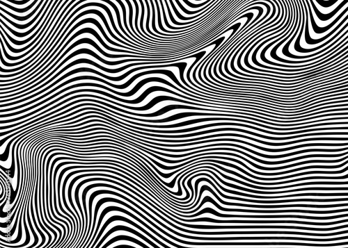 Indie Aesthetic Trippy Wave Pattern, Retro Psychedelic Background