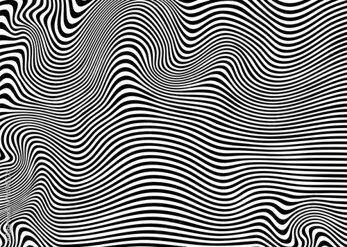 Indie Aesthetic Trippy Wave Pattern, Retro Psychedelic Background