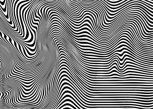 Indie Aesthetic Trippy Wave Pattern, Retro Psychedelic Background