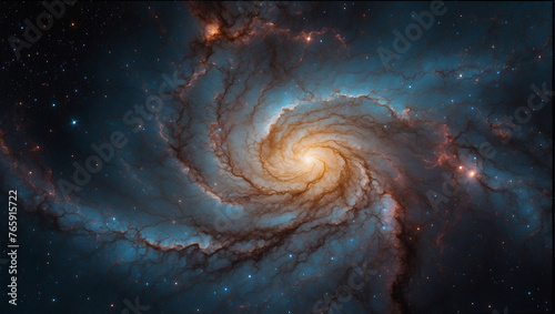 spiral galaxy in space, galaxy in space