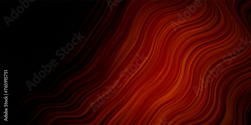 Dark Orange vector background with bows.