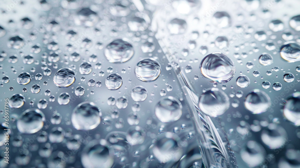 Close-up Views of Water Droplets and Bubbles Close-up Views of Water Droplets and Bubbles