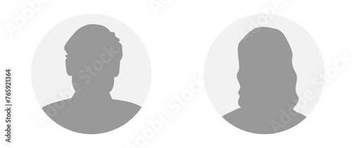 Vector flat illustration. Avatar, user profile, person icon, profile picture. Suitable for social media profiles, icons, screensavers and as a template.
