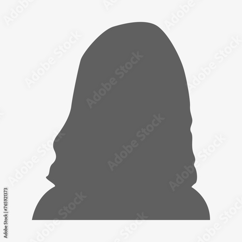 Vector flat illustration. Avatar, user profile, person icon, profile picture. Suitable for social media profiles, icons, screensavers and as a template.