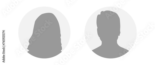 Vector flat illustration. Avatar, user profile, person icon, profile picture. Suitable for social media profiles, icons, screensavers and as a template.