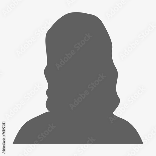 Vector flat illustration. Avatar, user profile, person icon, profile picture. Suitable for social media profiles, icons, screensavers and as a template.