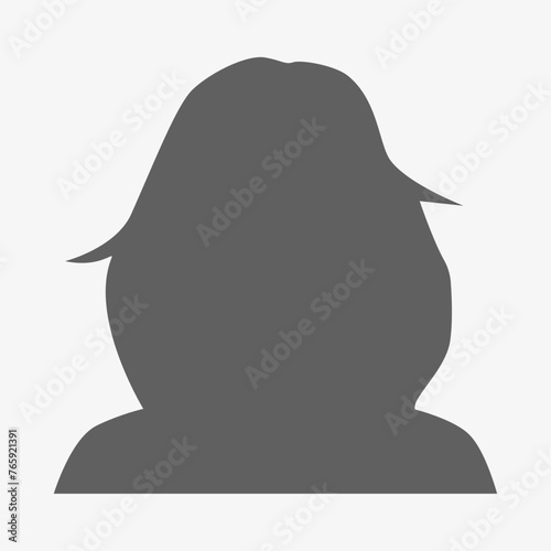 Vector flat illustration. Avatar, user profile, person icon, profile picture. Suitable for social media profiles, icons, screensavers and as a template.