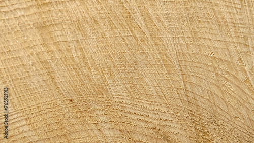 Wood Texture Wavy Ring Slice Tree Stump Top View Stock