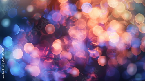 Multicolor bokeh  raining light  blurry lights  blurry background  rainbow confettis on a vibrant background  colorful  night lights  city lights  haze  depth of field  round bokeh  circle bokeh