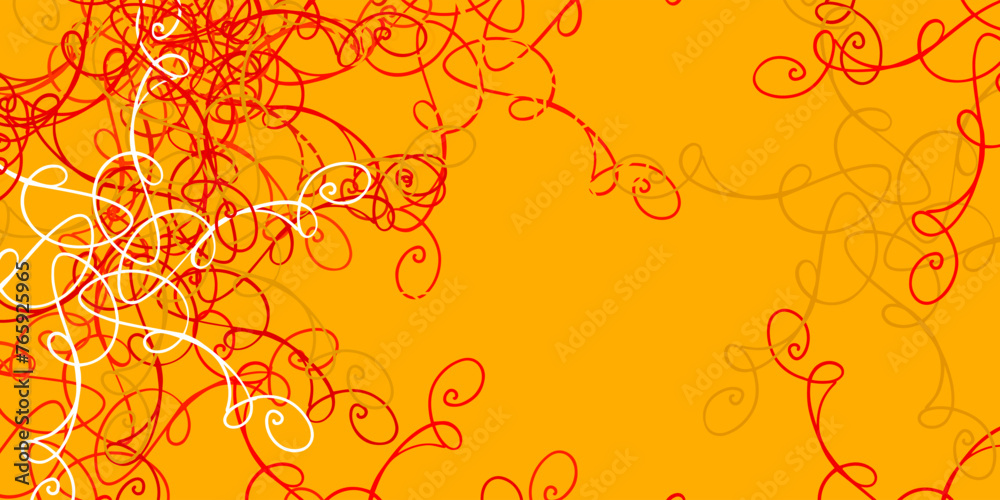 Light Orange vector backdrop with circular arc. Light Orange vector backdrop with circular arc.
