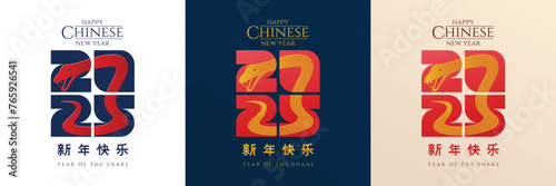 2025 Chinese new year with the snake on the number square template