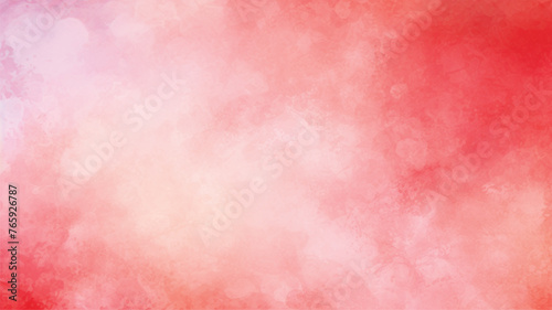 Abstract red watercolor background. Watercolor background. Abstract watercolor cloud texture.