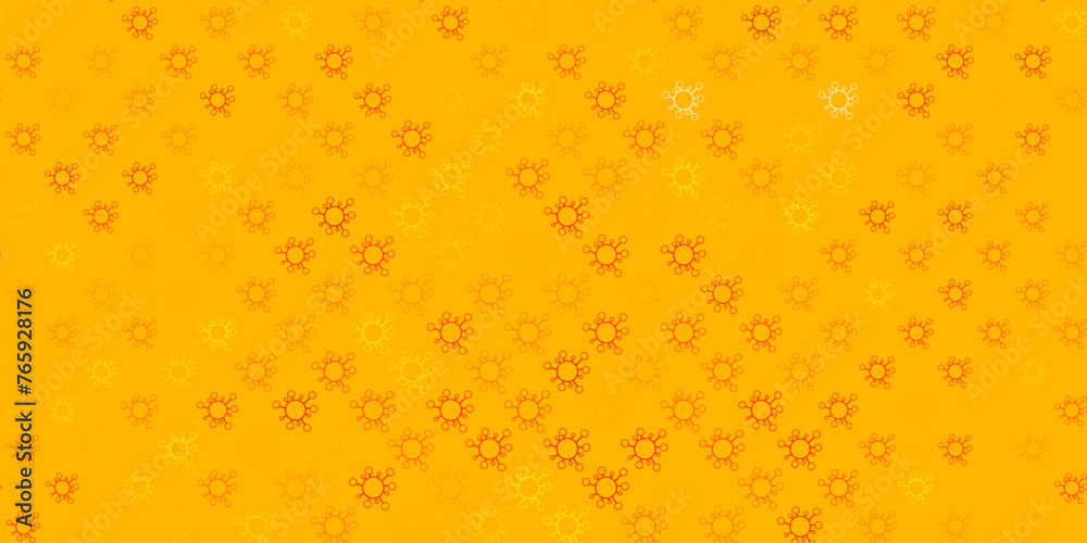 Dark brown vector background with covid-19 symbols. Dark brown vector background with covid-19 symbols.