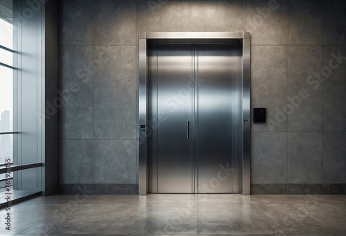 elevator in a corridor