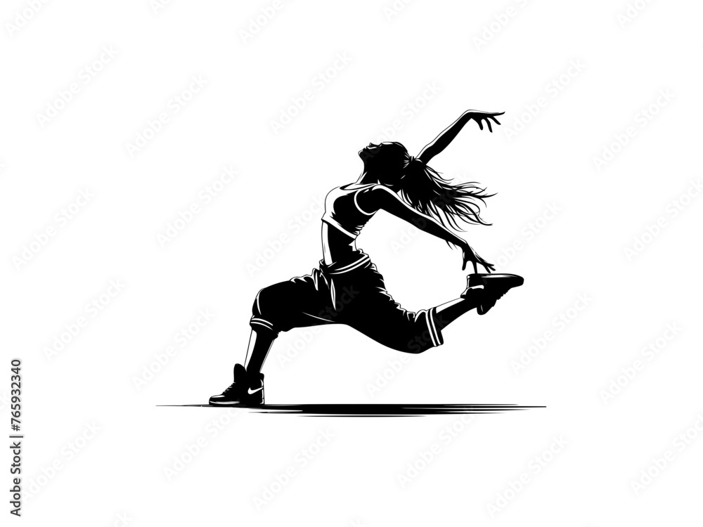 Harmonious Movement: Vibrant Dance Vector Illustration Capturing the Elegance and Energy of Dancer, Perfect for Dynamic Design and Artistic Expressions Harmonious Movement: Vibrant Dance Vector Illustration Capturing the Elegance and Energy of Dancer, Perfect for Dynamic Design and Artistic Expressions