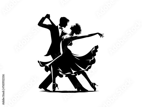 Harmonious Movement: Vibrant Dance Vector Illustration Capturing the Elegance and Energy of Dancer, Perfect for Dynamic Design and Artistic Expressions