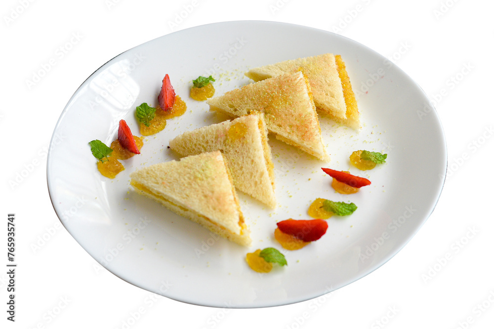 sandwich with cheese and strawberry sandwich with cheese and strawberry