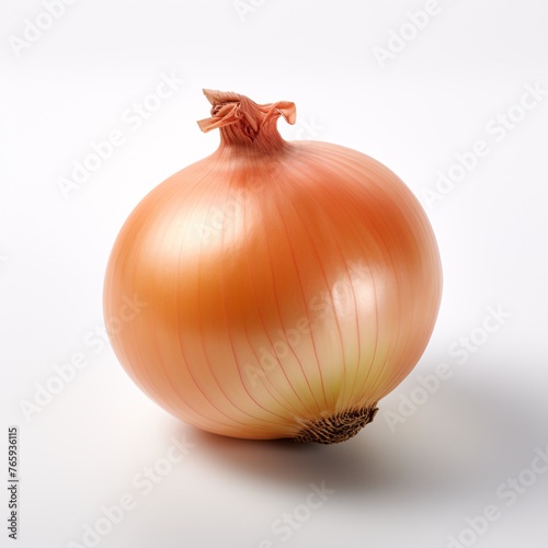 a close up of a onion