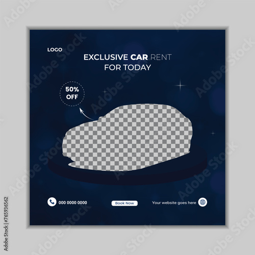 New car Social media post presentation