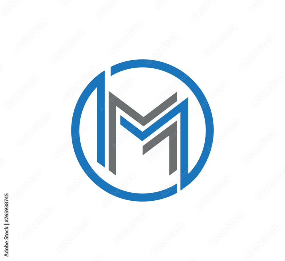 MM letter logo design vector template MM letter logo design vector template