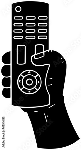 television illustration tv silhouette remote logo control icon technology outline digital media entertainment button video device channel multimedia home shape equipment electronic modern for vector