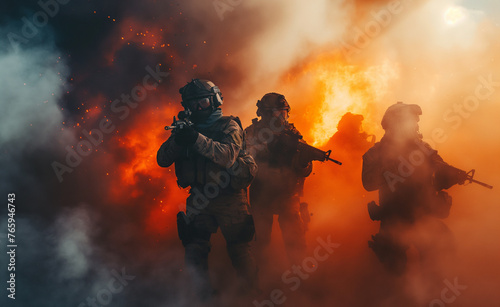 Military Special Forces in the Warzone