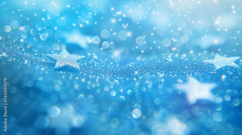 abstract blue background, blue wallpaper, shiny glitter and stars, blue bokeh, blurred background abstract blue background, blue wallpaper, shiny glitter and stars, blue bokeh, blurred background