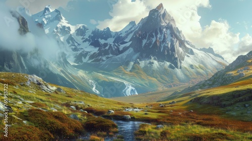 picturesque mountain landscape
