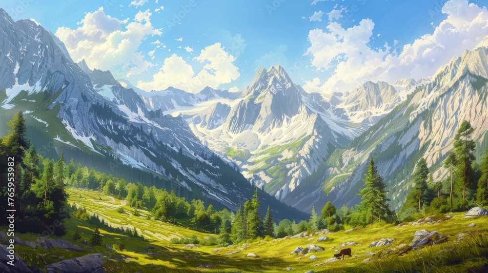 picturesque mountain landscape

