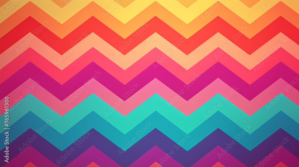 Simple colorful geometric zigzag stripes abstract pattern Simple colorful geometric zigzag stripes abstract pattern