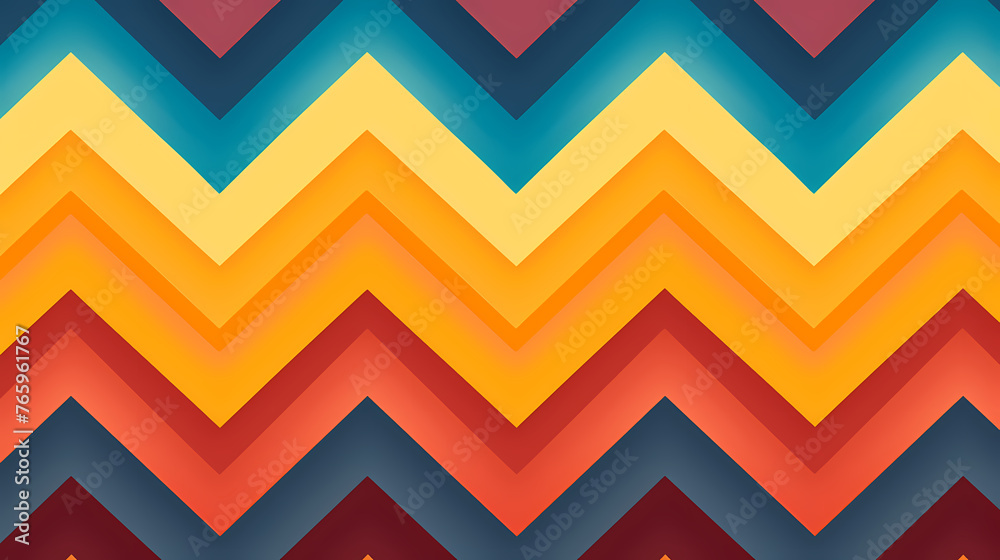 Zigzag pattern on wallpaper texture Zigzag pattern on wallpaper texture