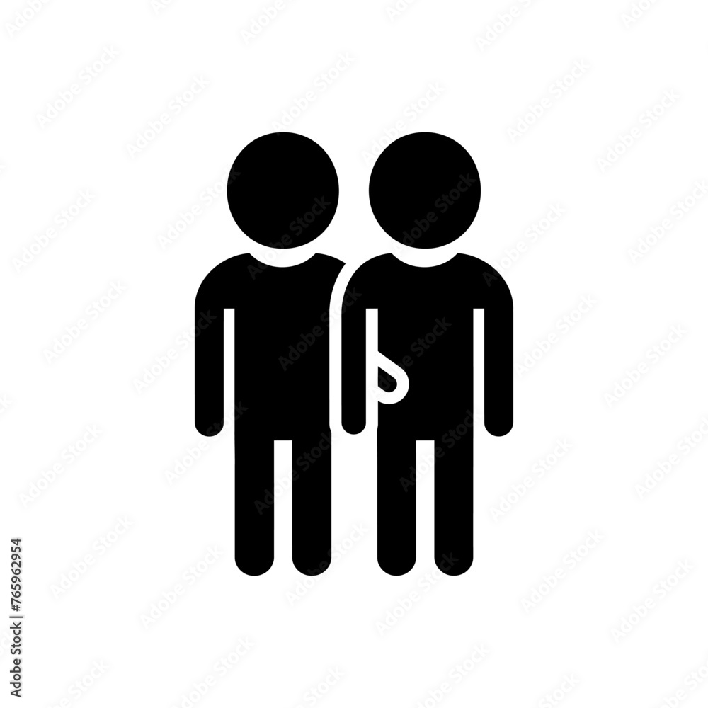 Lean on Me Icon Lean on Me Icon
