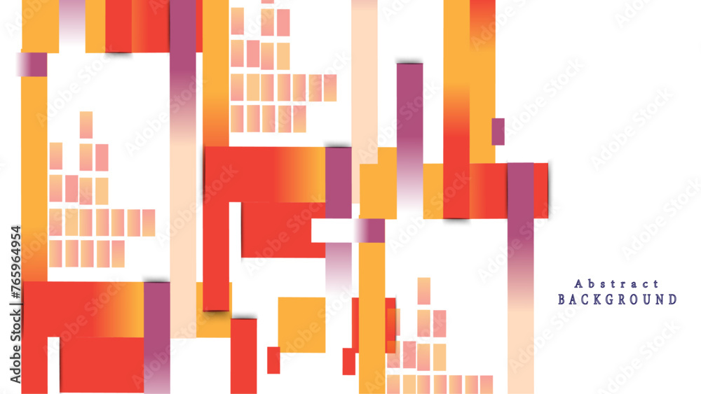 Soft orange purple abstract background. Geometric pattern shape.