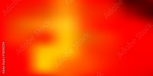 Dark red, yellow vector gradient blur drawing.