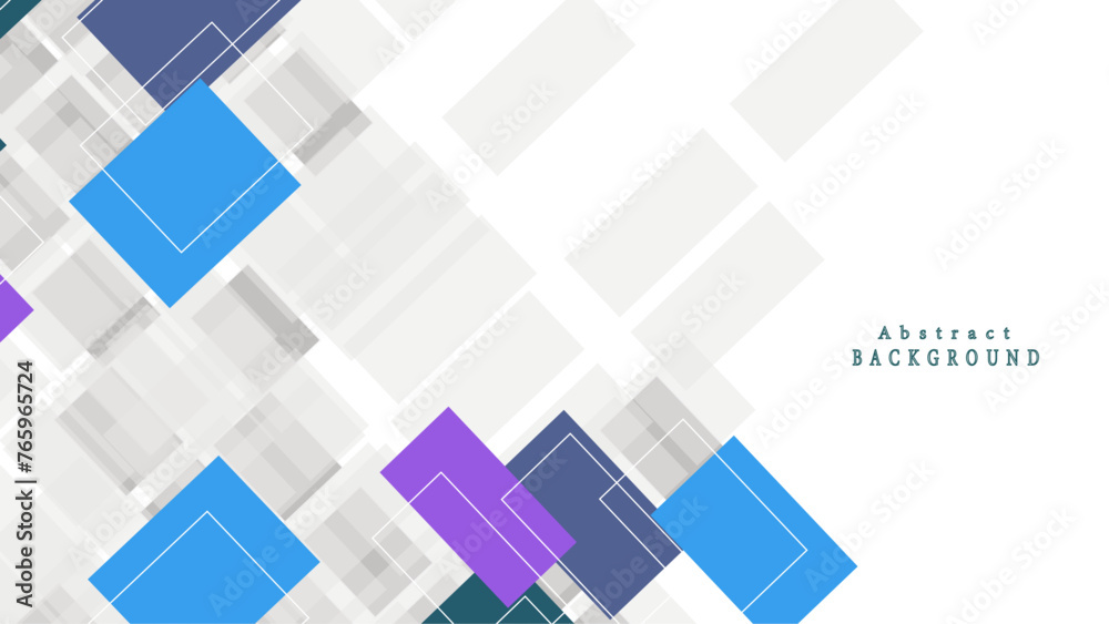 Blue purple minimal square geometric abstract corporate motion design background. Vector graphic illustration. Blue purple minimal square geometric abstract corporate motion design background. Vector graphic illustration.