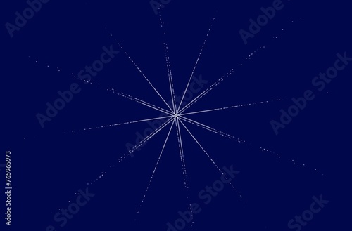 blue star background, blue and white