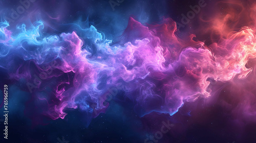 A Colorful Space Galaxy Cloud Nebula, Illuminating the Stary Night Cosmos - A Breathtaking Universe Science Astronomy Display, Emanating Supernova Brilliance as a Captivating Background Wallpaper