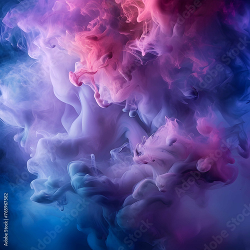 Close-up of ethereal liquid flames in a mesmerizing fusion of amethyst and lavender colors, casting a soft and enchanting glow in a surreal landscape