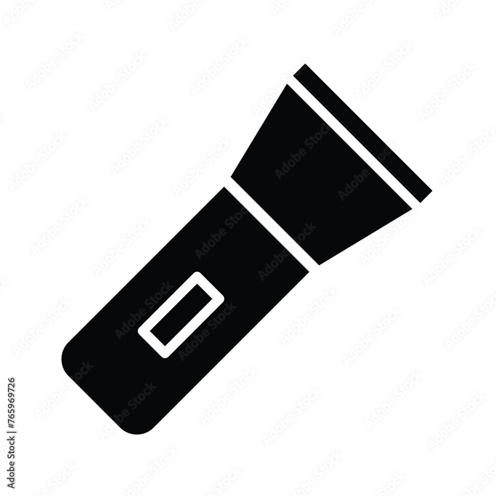 flashlight icon vector template design flat and simple flashlight icon vector template design flat and simple