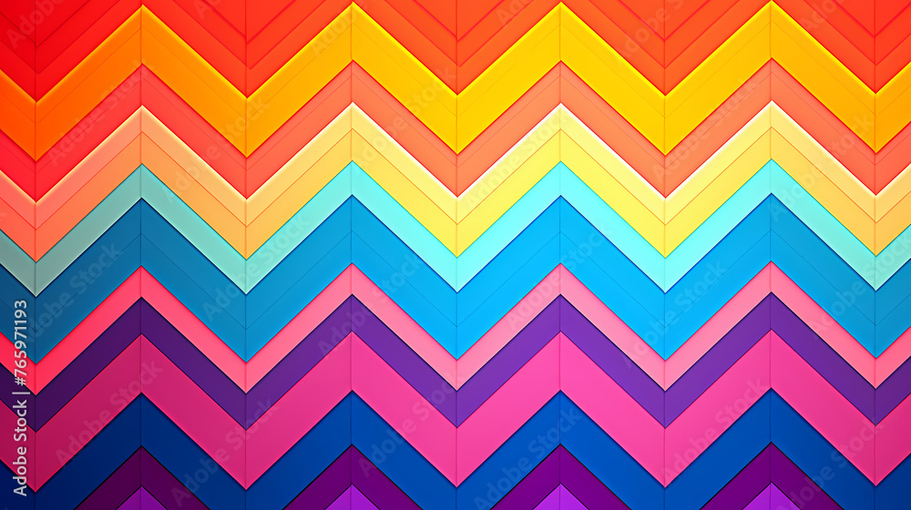 abstract zigzag stripes
