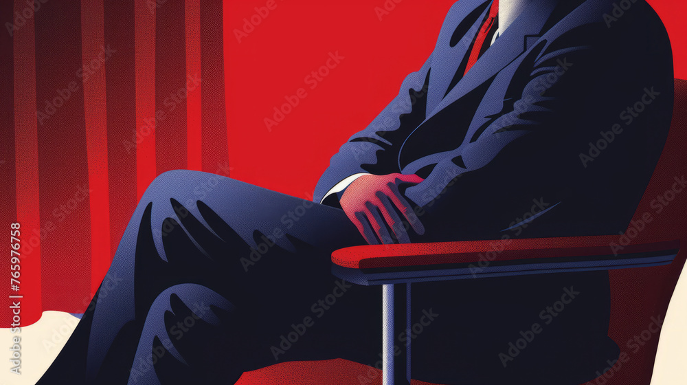 custom made wallpaper toronto digitalAn illustration of a politician or businessman or other representative of the authorities. An election race or a debate before the vote. Or a conversation on a TV show