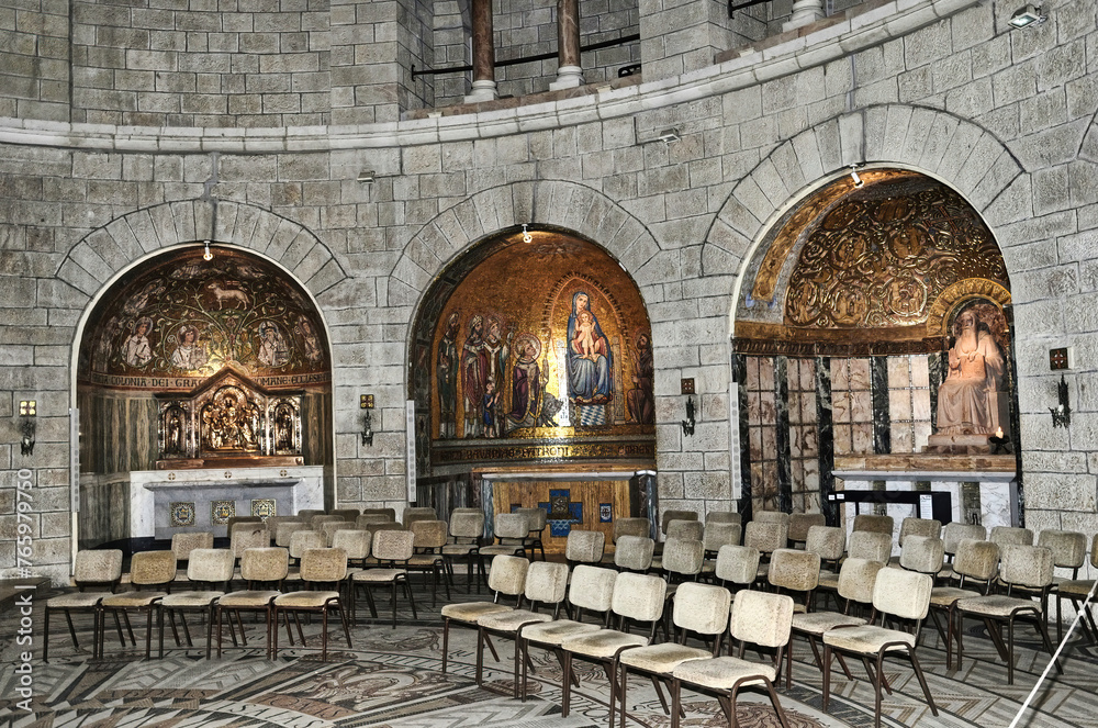 Ταπετσαρία The church of Jerusalem located on the place where tradition says that Mary, mot