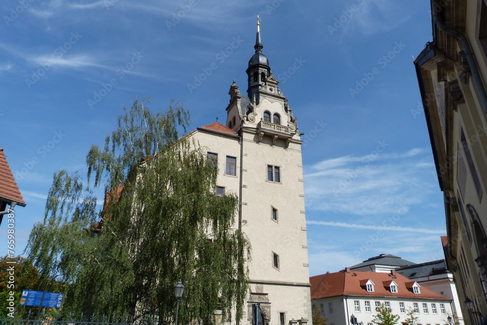 Rathaus in der Bergstadt in Bernburg an der Saale in Sachsen-Anhalt
