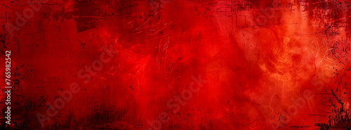 old red background