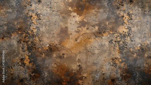 A rugged, rough texture background with earthy tones of brown and grey. photo